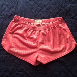 Soffe Mesh Athletic Shorts PINK